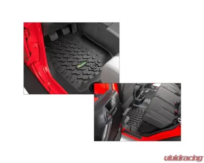 Quadratec Ultimate All Weather Floor Liners Front & Rear Jeep Wrangler Unlimited 4-Door JK 2007-2013 - 14254 0304